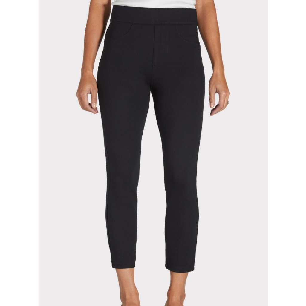 Spanx Petite Ponte Legging Black Size Medium Petite